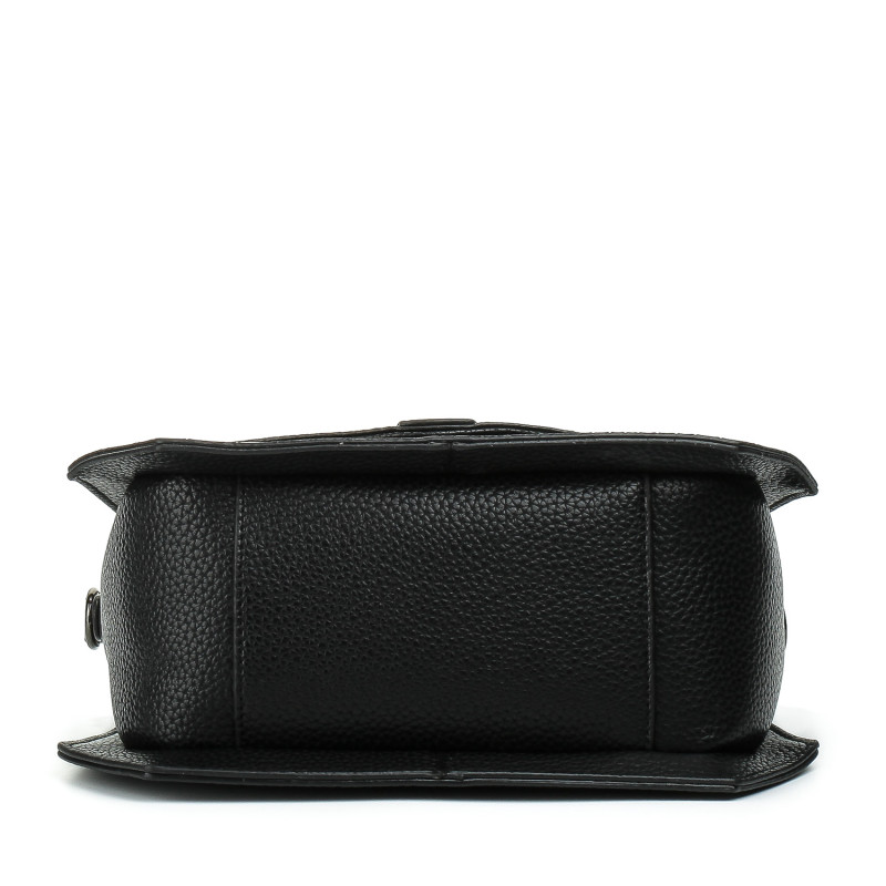 Сумка жіноча чорна  принтом змії NewFashion 5915 S