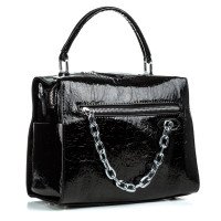 Сумка женская лакированная декорированная цепочкой Vensi 5982 S