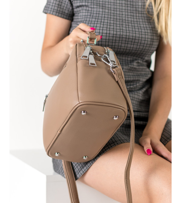 Сумка женская мокко Polina 6301-B S