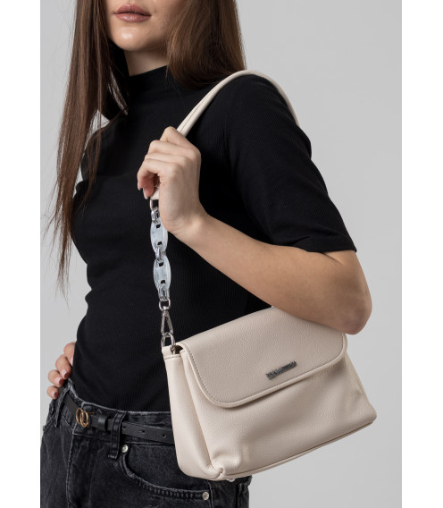 Сумка женская бежевая Polina 6511-B S