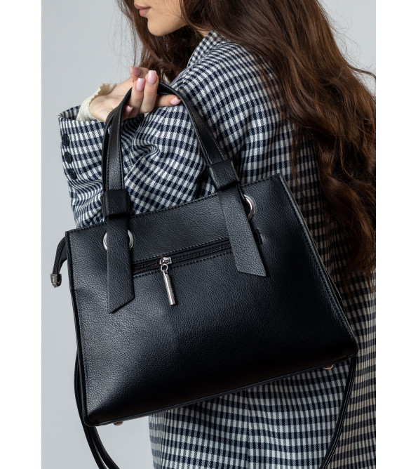 Сумка женская черная Polina 6552 S