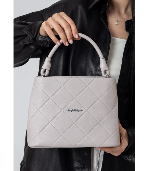 Женская сумка серого цвета Farfalla 6560-B S