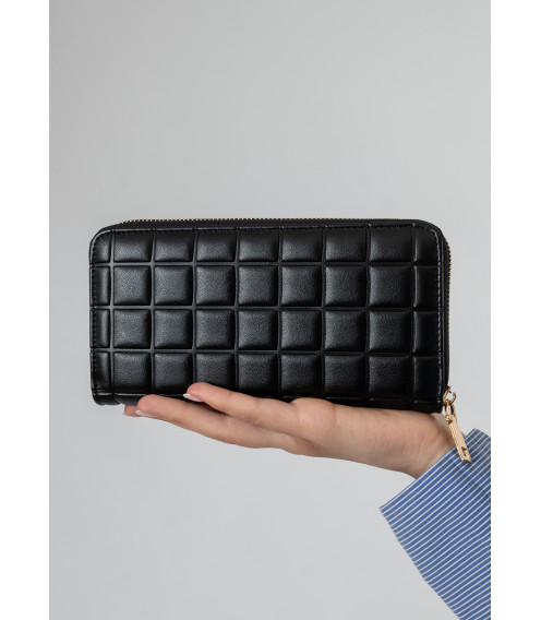 Кошелек женский черный на молнии Brocoli 6580 S