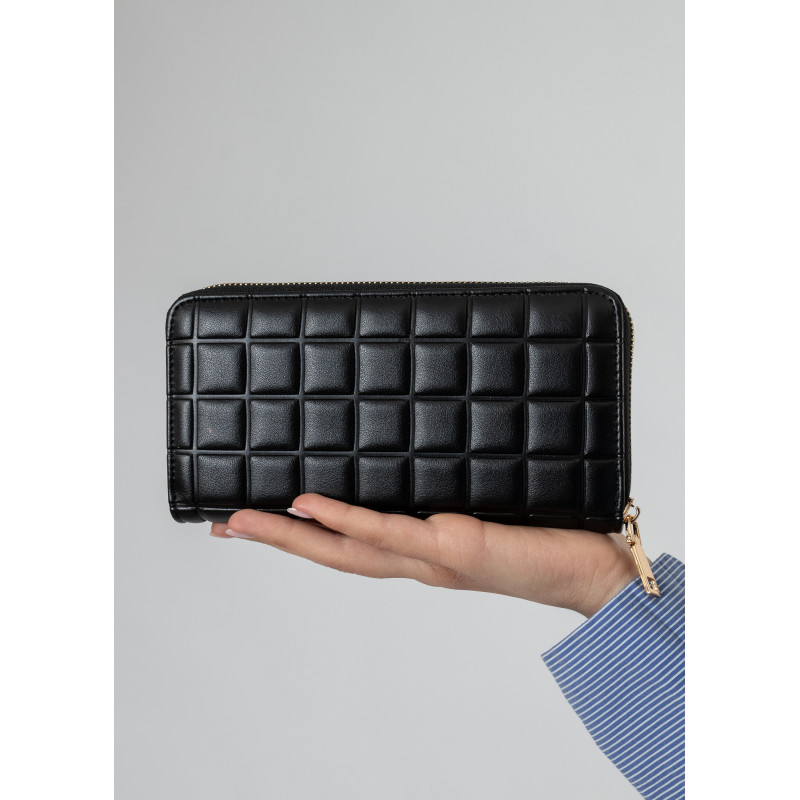 Кошелек женский черный на молнии Brocoli 6580 S