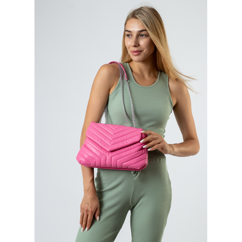 Сумка жіноча рожева  маленька Masst 6604-A S