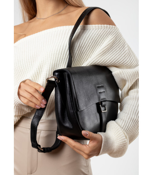 Сумка женская черная через плечо Oliaver 6676 S
