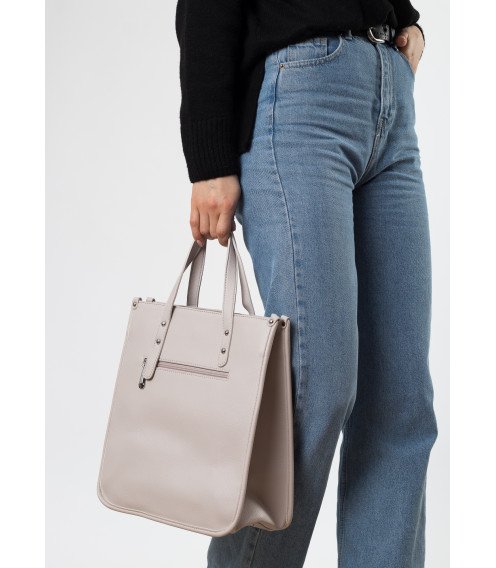 Сумка жіноча світло-сіра Polina 6758 S
