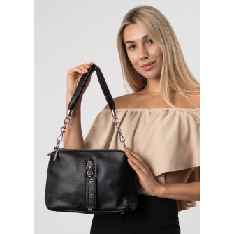 Сумка женская черная Polina 6839 S Сумка женская черная Polina 6839 S