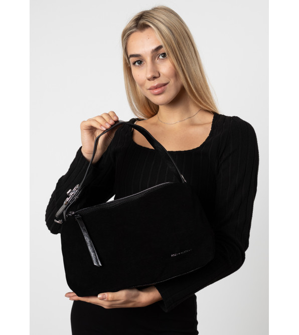 Сумка жіноча чорна Polina 6848 S