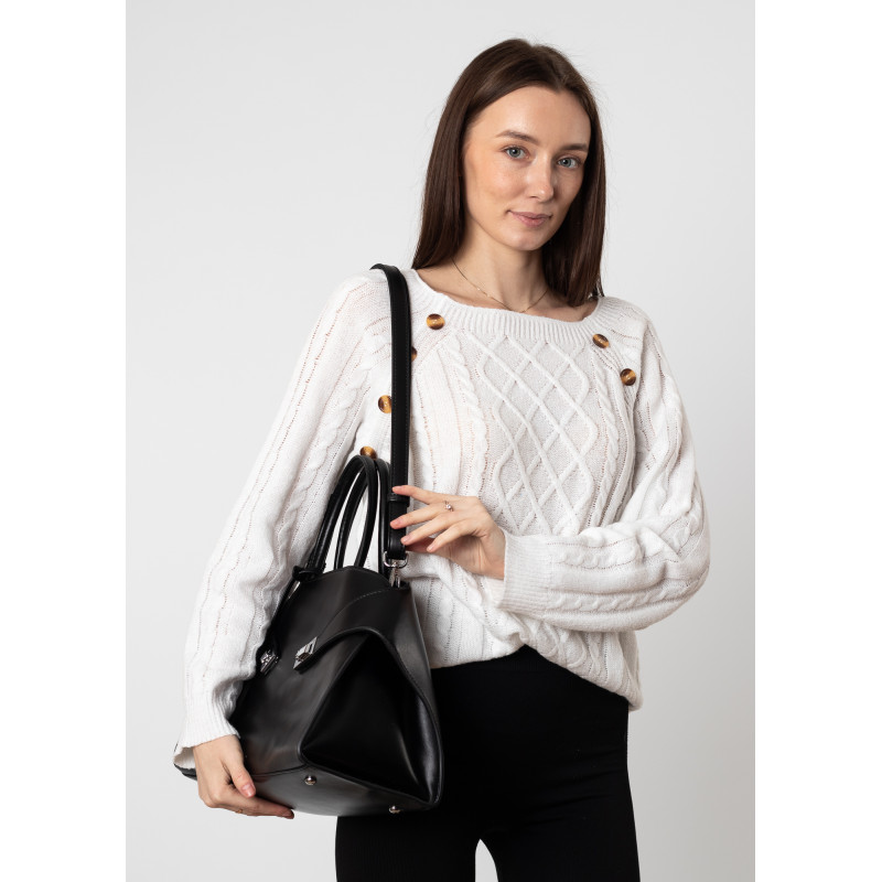 Сумка жіноча чорна Polina 6850 S