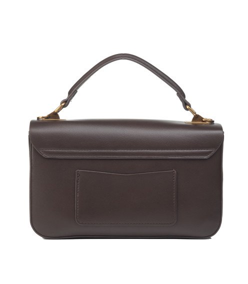 Сумка женская шоколадного оттенка Oliaver 6926-D S