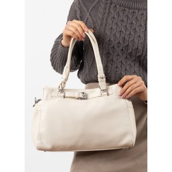 Сумка женская молочного оттенка Polina 6984-A S