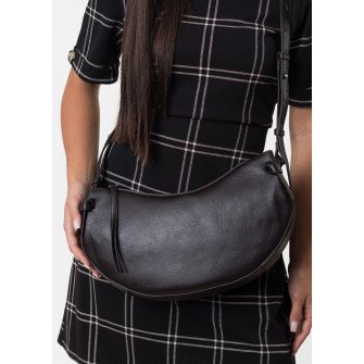 Сумка женская кожаная в шоколадном оттенке Polina 7149-3 S