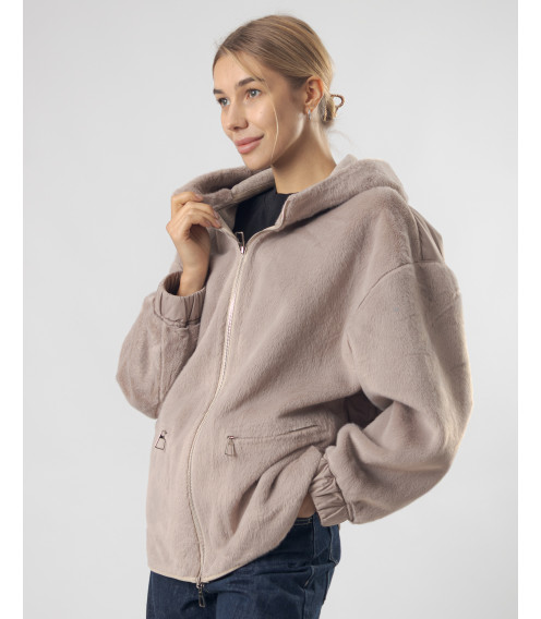 Куртка женская двухсторонняя комбинированная демисезонная MissLynx К1033
