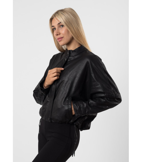 Куртка женская черная короткая Ximo К773