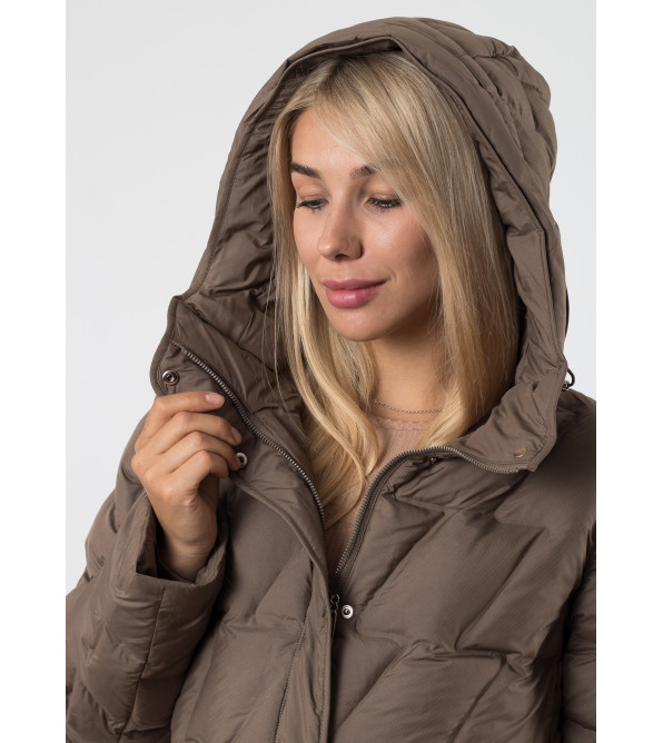Куртка женская удлиненная демисезонная Snow Owl К782