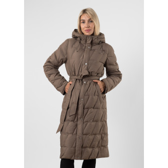 Женское пальто длинное демисезонное Snow Owl К783