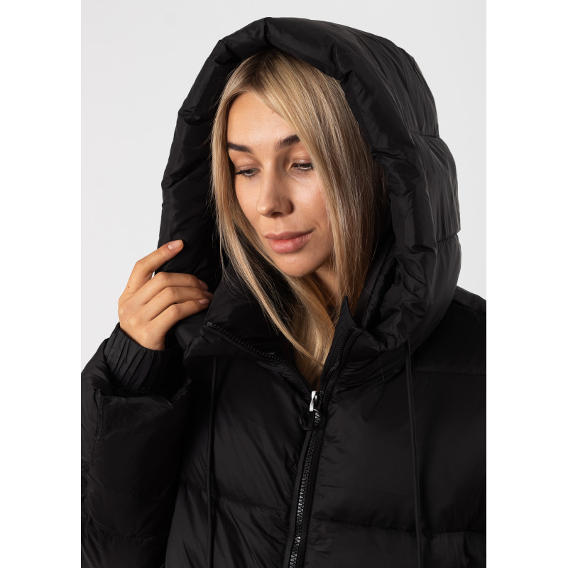 Пуховик женский черный короткий Towmy К793