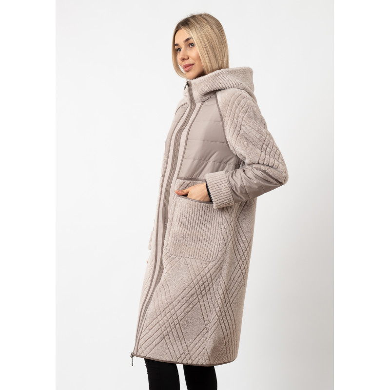 Женское пальто демисезонное двухстороннее MissLynx К839