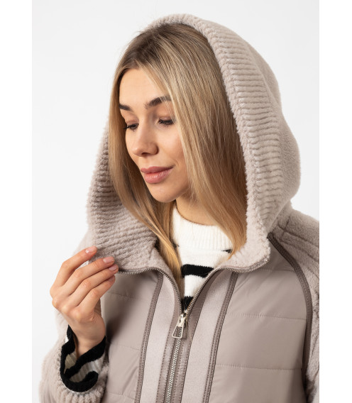 Женское пальто демисезонное двухстороннее MissLynx К839