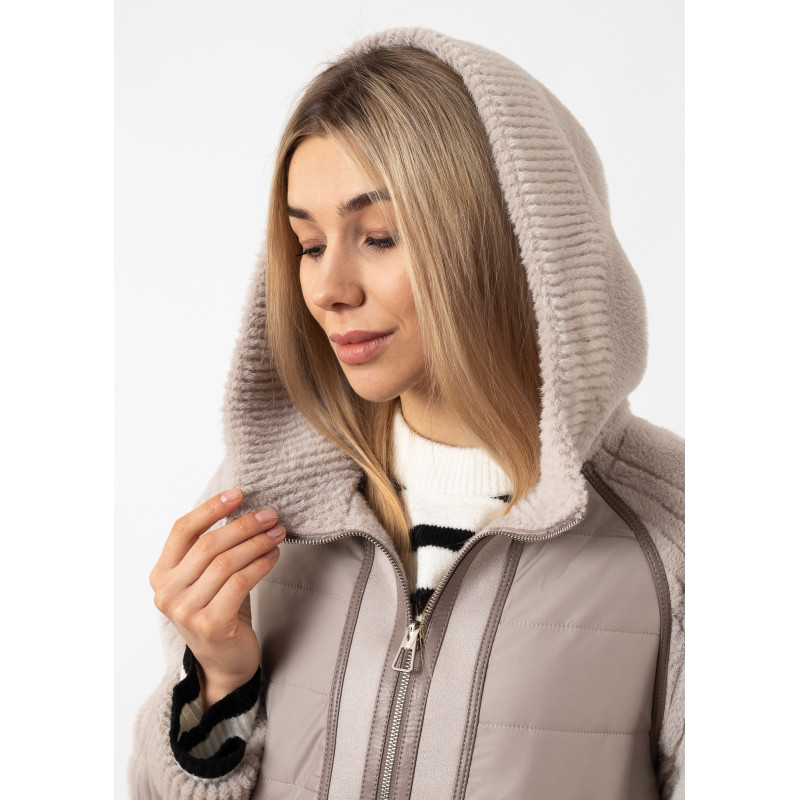 Женское пальто демисезонное двухстороннее MissLynx К839