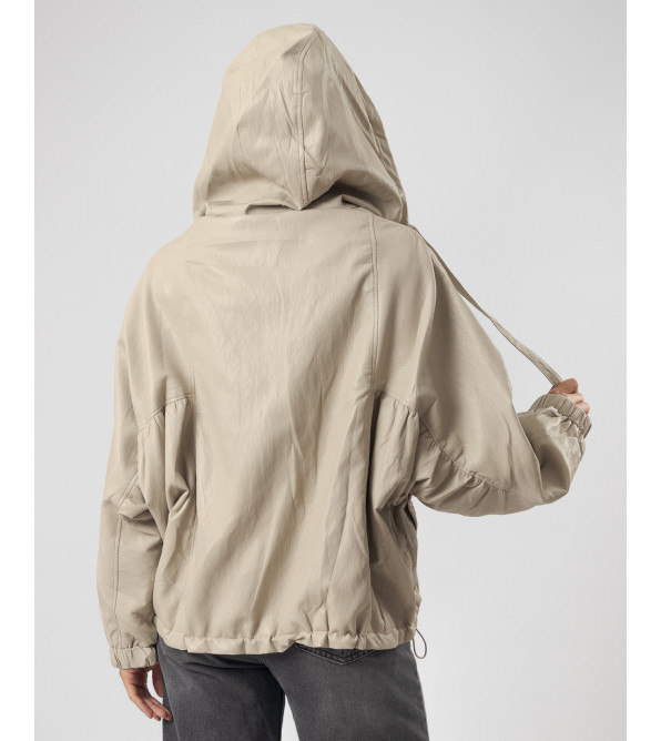 Куртка жіноча бежева демісезонна DV К958-2