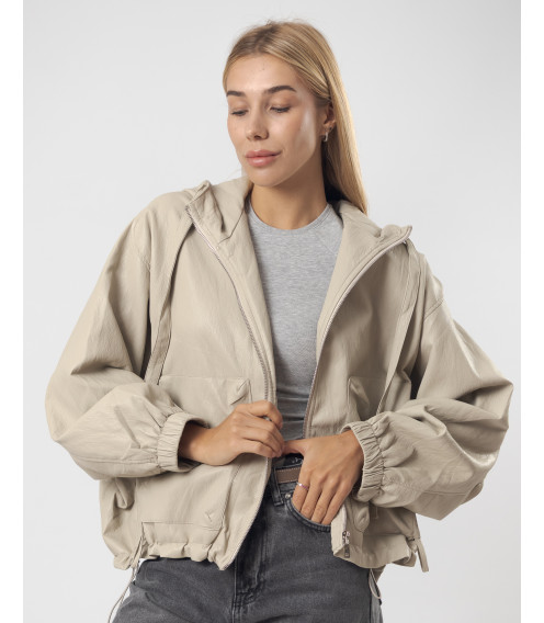 Куртка жіноча бежева демісезонна DV К958-2