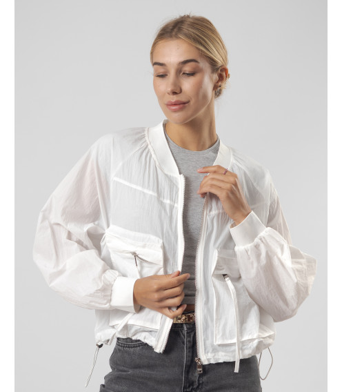Вітровка жіноча біла M.G К993-1