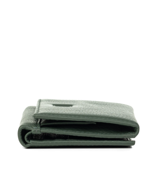 Кошелек кожаный оливковый VerMari 7002-B S
