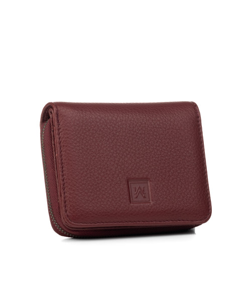 Кошелек женский кожаный бордовый VerMari 7006-B S