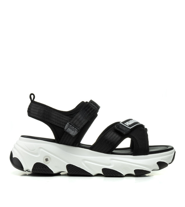 Босоножки женские черные спортивные V.I.Konty 1091Л