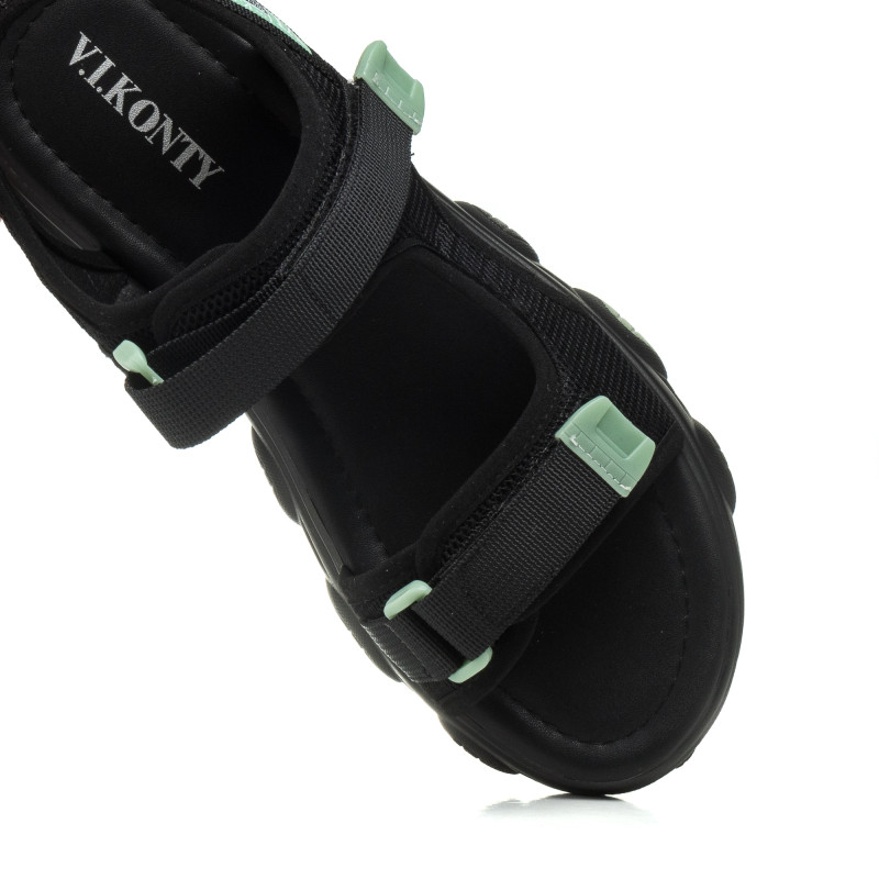 Босоніжки жіночі чорні спортивні V.I.Konty 1092Л