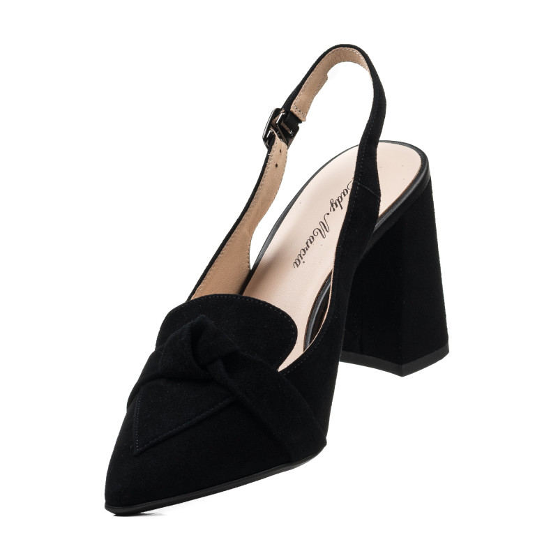Босоніжки жіночі чорні замшеві Lady marcia 1200Л
