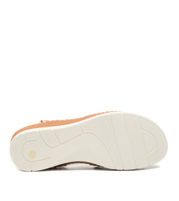 Босоножки женские кожаные синие Meegocomfort 1306Л-А