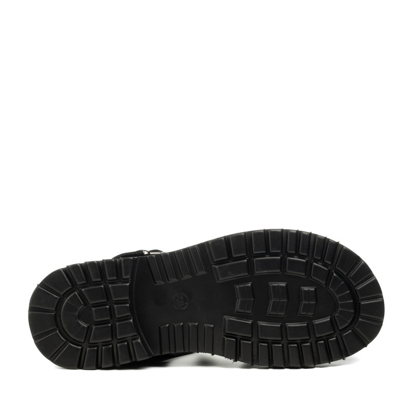Босоножки женские черные кожаные Meegocomfort 1308Л