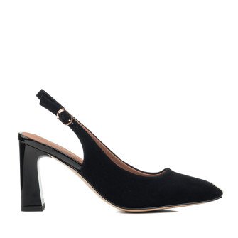 Босоніжки жіночі чорні з закритим носком Brocoli 1392Л Босоніжки жіночі чорні з закритим носком Brocoli 1392Л