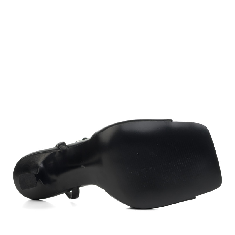 Босоніжки жіночі чорні на каблуці  Marigo 1477Л