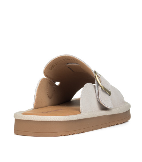 Шльопанці замшеві бежеві Lola Andy 1561Л