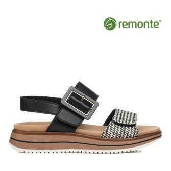 Босоніжки шкіряні чорні Remonte 1585Л Босоніжки шкіряні чорні Remonte 1585Л