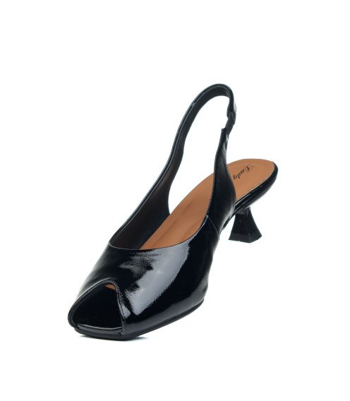 Босоніжки жіночі шкіряні чорні Lady Marcia 1601Л