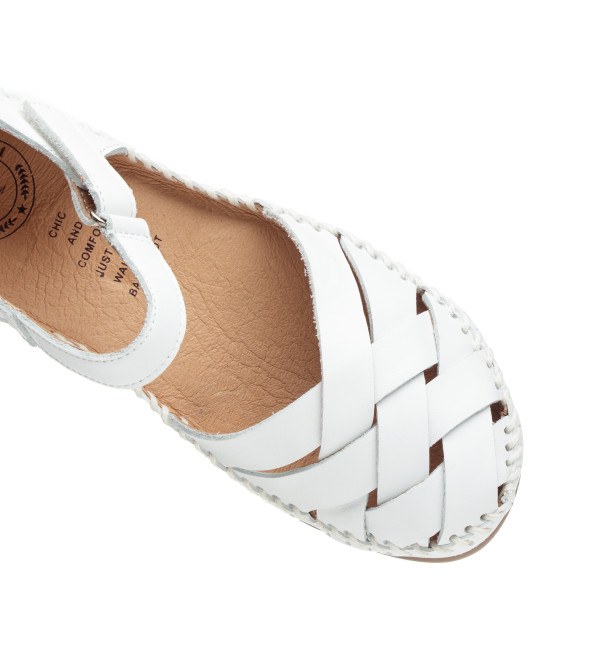 Босоножки женские белые Meegocomfort 1676Л