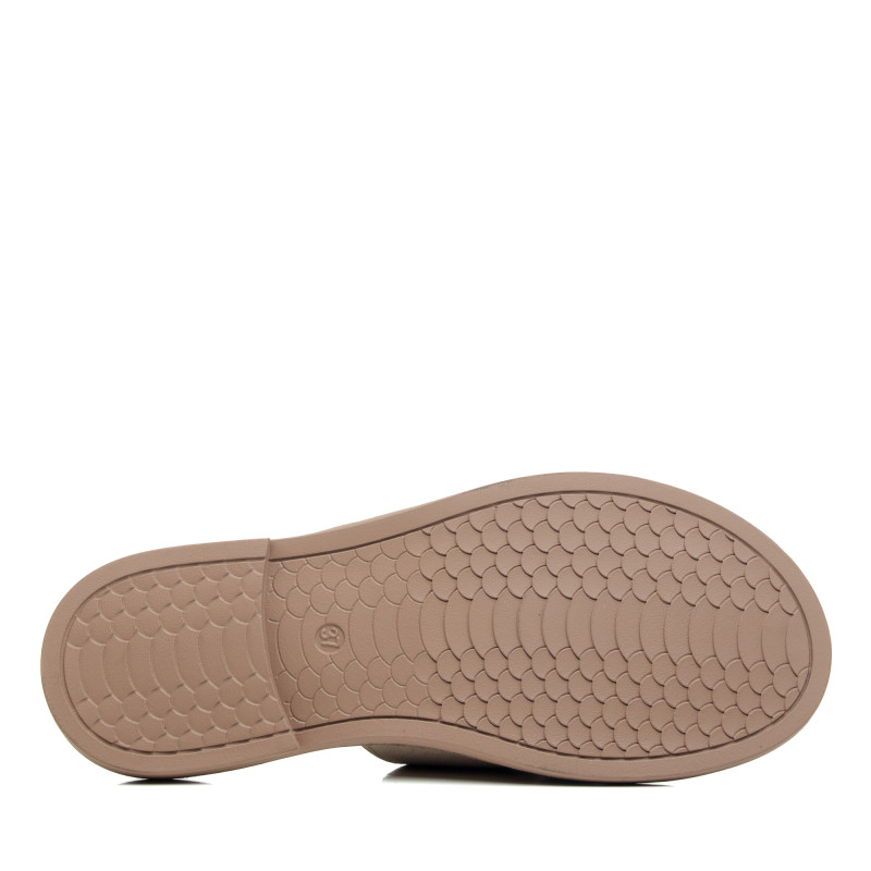 Шльопанці замшеві бежеві Marigo 1727Л-1