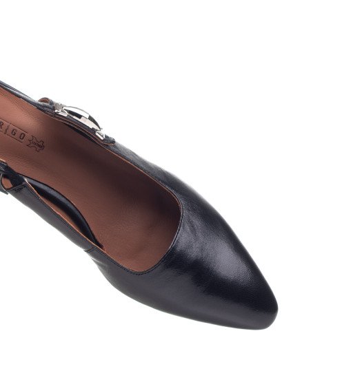 Босоніжки жіночі шкіряні чорні Marigo 1740Л