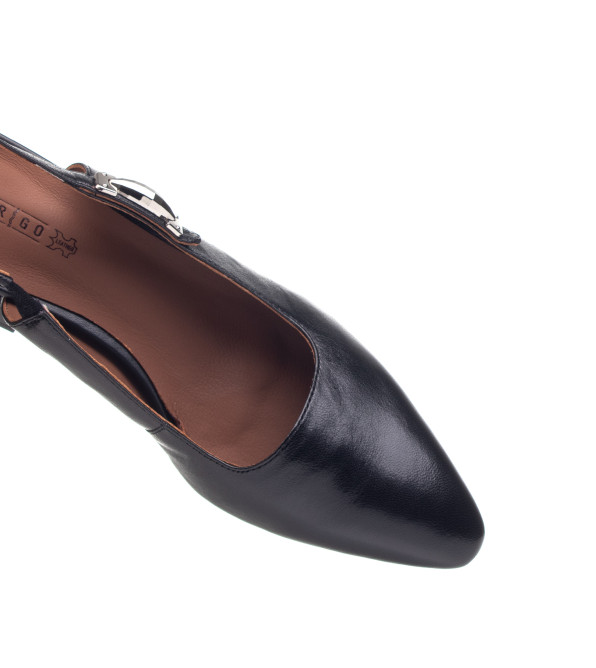 Босоніжки жіночі шкіряні чорні Marigo 1740Л