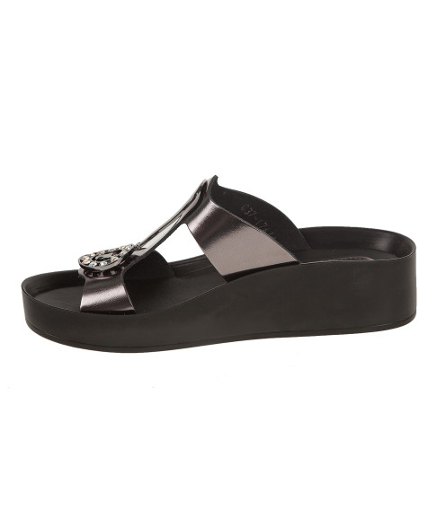 Шлепанцы женские кожаные модные на платформе Dr.Shoes 1002ЛZ