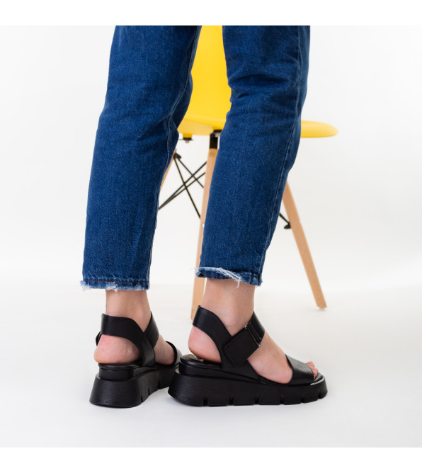 Босоножки женские кожаные на платформе Evromoda 1387ЛZ