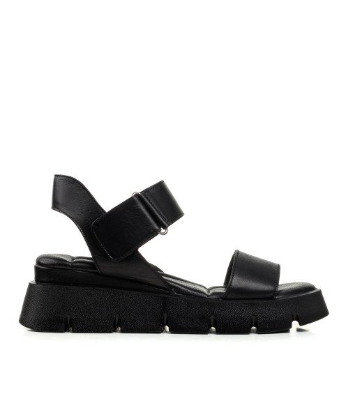 Босоножки женские кожаные на платформе Evromoda 1387ЛZ