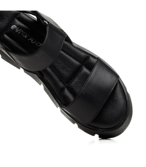 Босоножки женские кожаные на платформе Evromoda 1387ЛZ