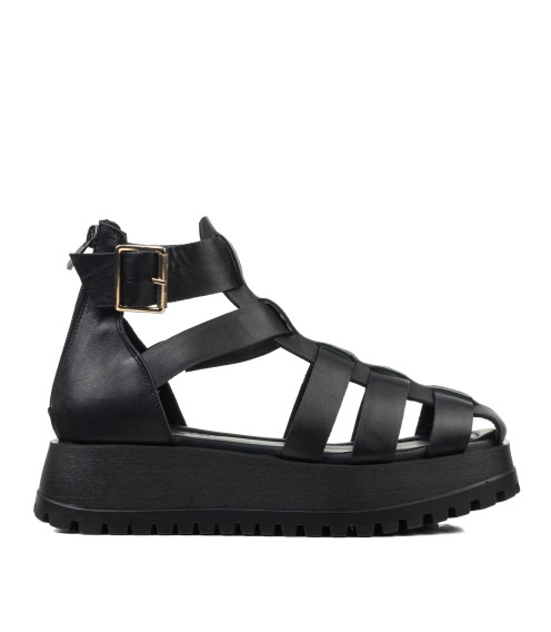 Босоножки женские кожаные на платформе Heya Shoes 1529ЛZ