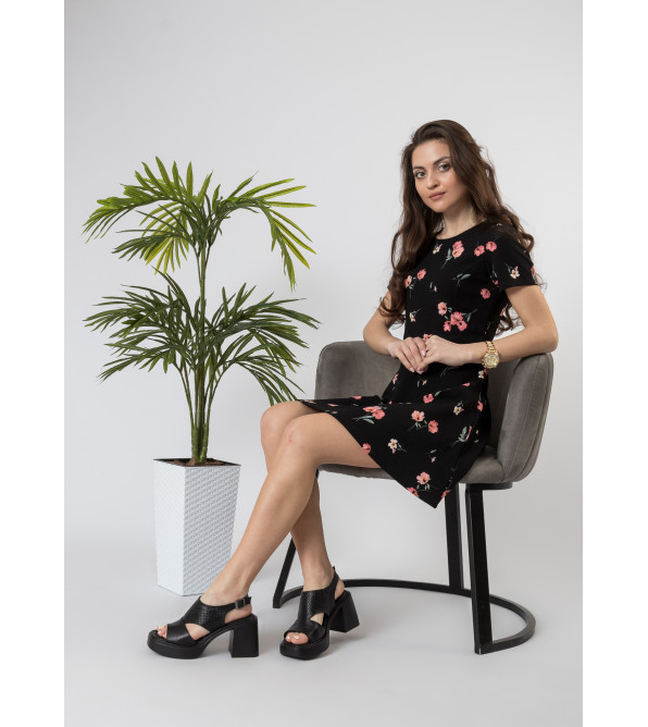 Босоножки женские кожаные на каблуке Heya Shoes 1532ЛZ
